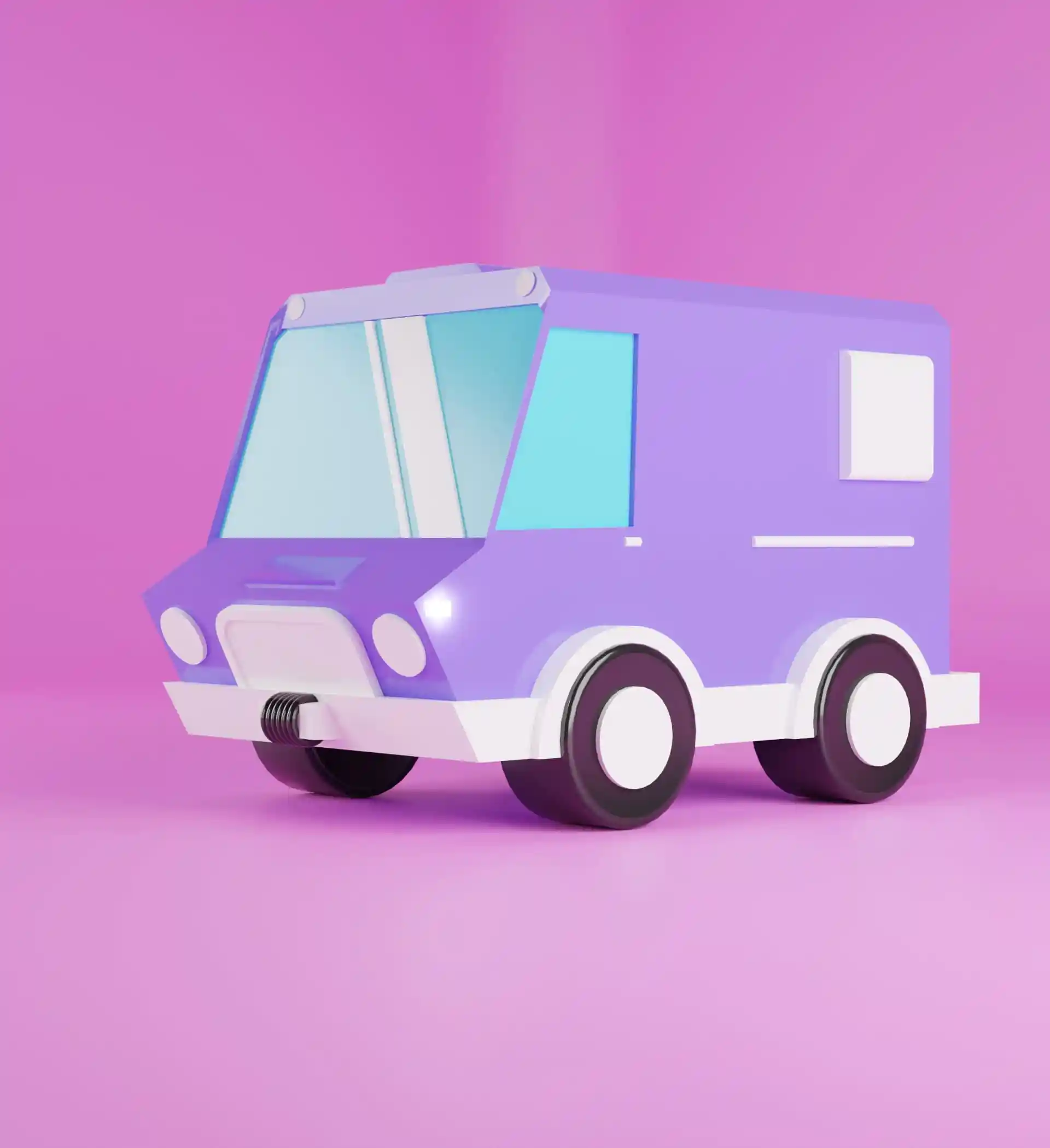 Cartoonish Van